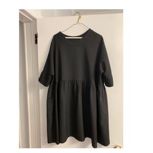 Black smock dress